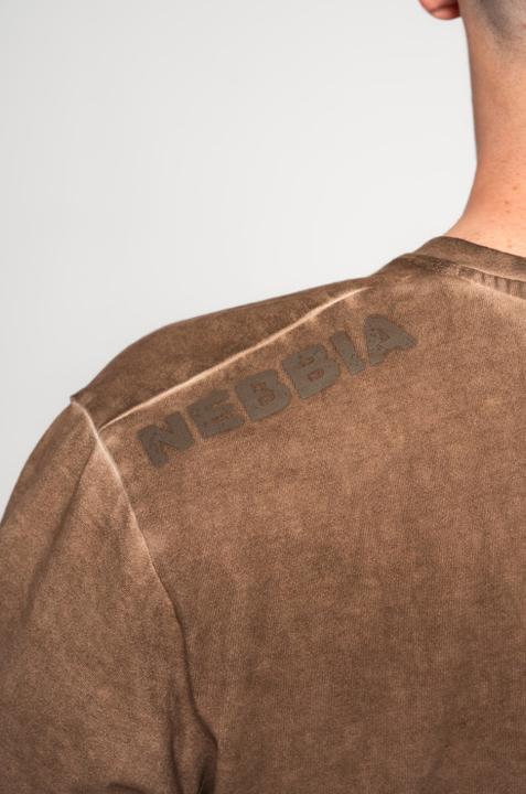 Immagine prodotto Nebbia T-shirt oversize slavata Heritage 355 - marrone chiaro (XXL)