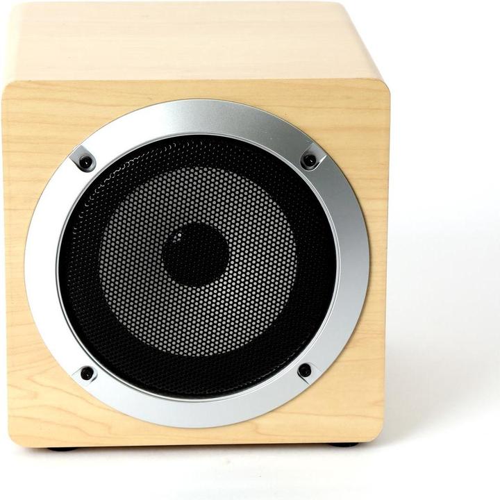 Omega OG60W Portable Speaker Mono Portable Speaker, Wood (11 h, Rechargeable battery operated)