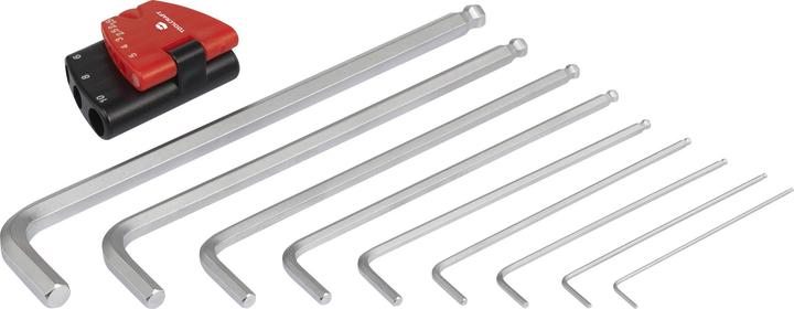 Image du produit Toolcraft Jeu de clés à ergots 9pcs. Hex