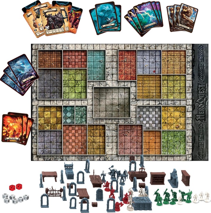Actual product image Hasbro Gaming HASD0048 - HeroQuest - Brettspiel, für 2-5 Spieler, ab 14 Jahren (DE-Ausgabe) (German)