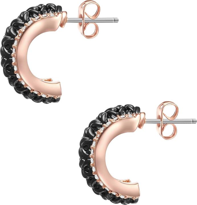 Image du produit Lulu & Jane Alliage métallique orné de cristaux Swarovski® or rose/noir - 33076 (Alliage métallique)