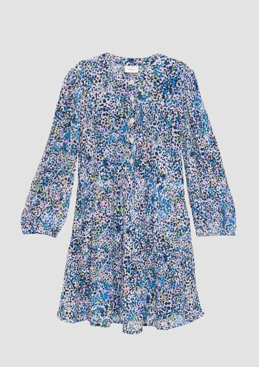 Actual product image S.Oliver Kleid Midikleid aus Viskosecrêpe mit All-Over Muster (104)