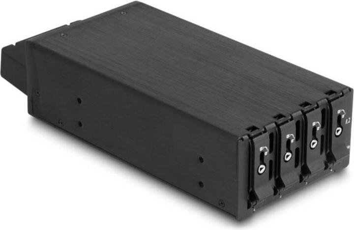 Productafbeelding Delock Slim Bay verwijderbaar frame voor 4 x M.2 NVMe SSD met Slim