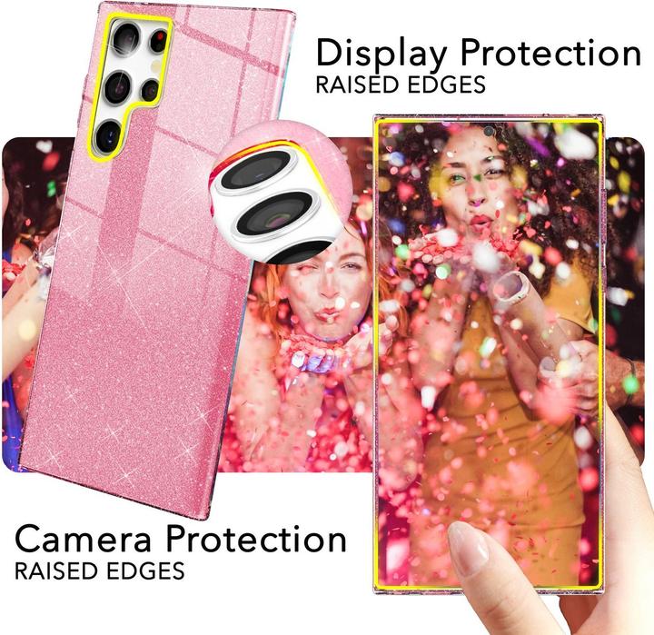 Image du produit Nalia Étui hybride pailleté (Samsung Galaxy S24 Ultra)