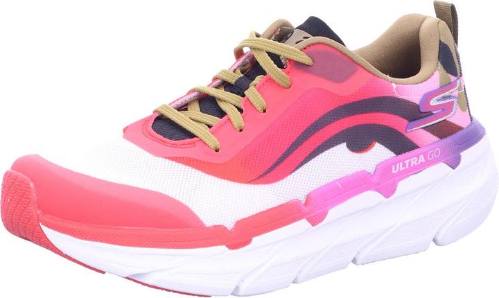 Skechers Damen Schnürschuhe Sportlich Gummisohle rot (35)