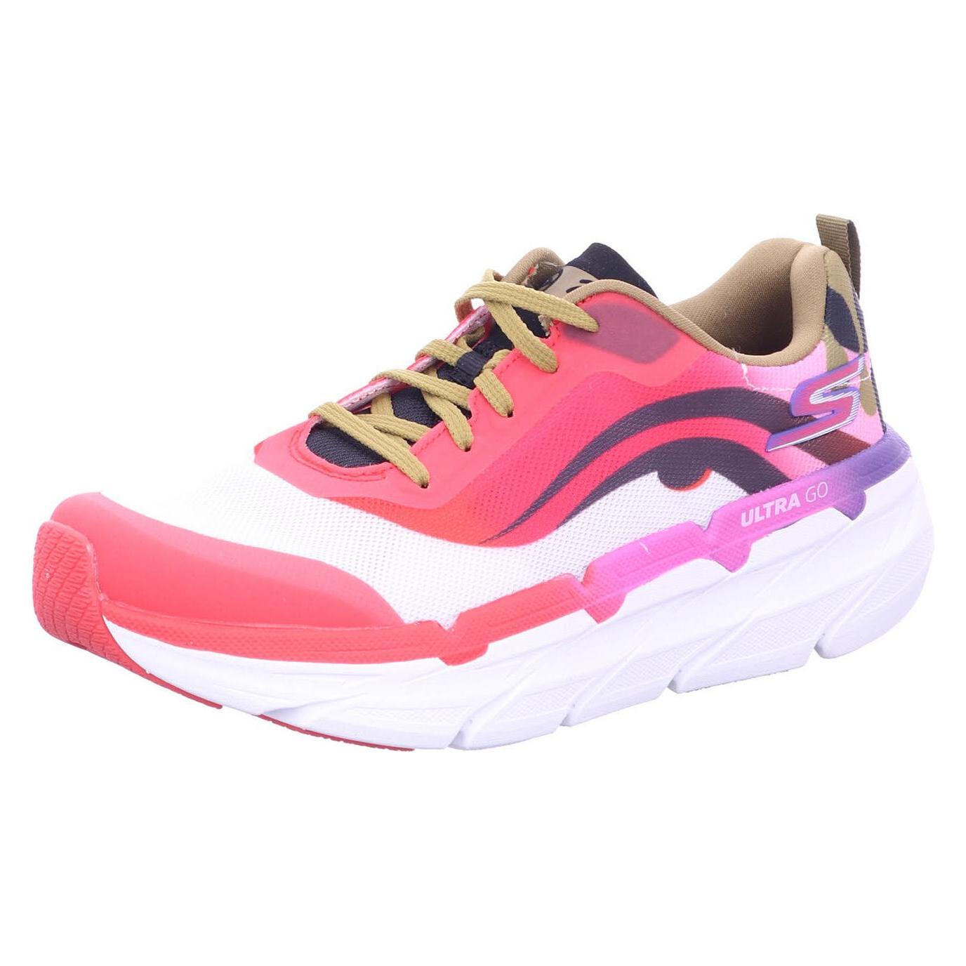 Skechers, Damen, Sneakers, Damen Schnürschuhe Sportlich Gummisohle Rot, Rot, (35)