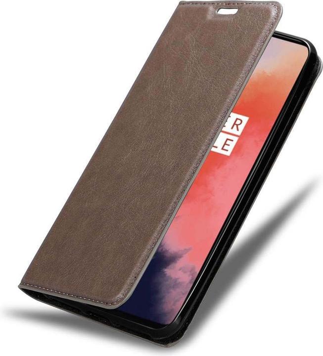 Actual product image Cadorabo Book Invisible Magnet Cover (OnePlus 7T)