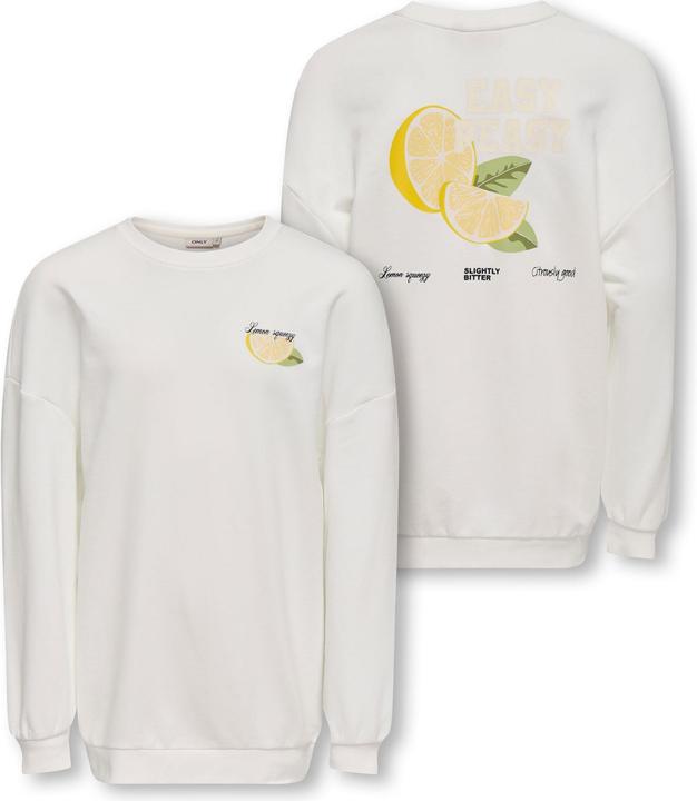 Produktbild Only Locker geschnitten Rundhals Junior Tief angesetzte Schulter Sweatshirt Sweatshirt (110, 116)