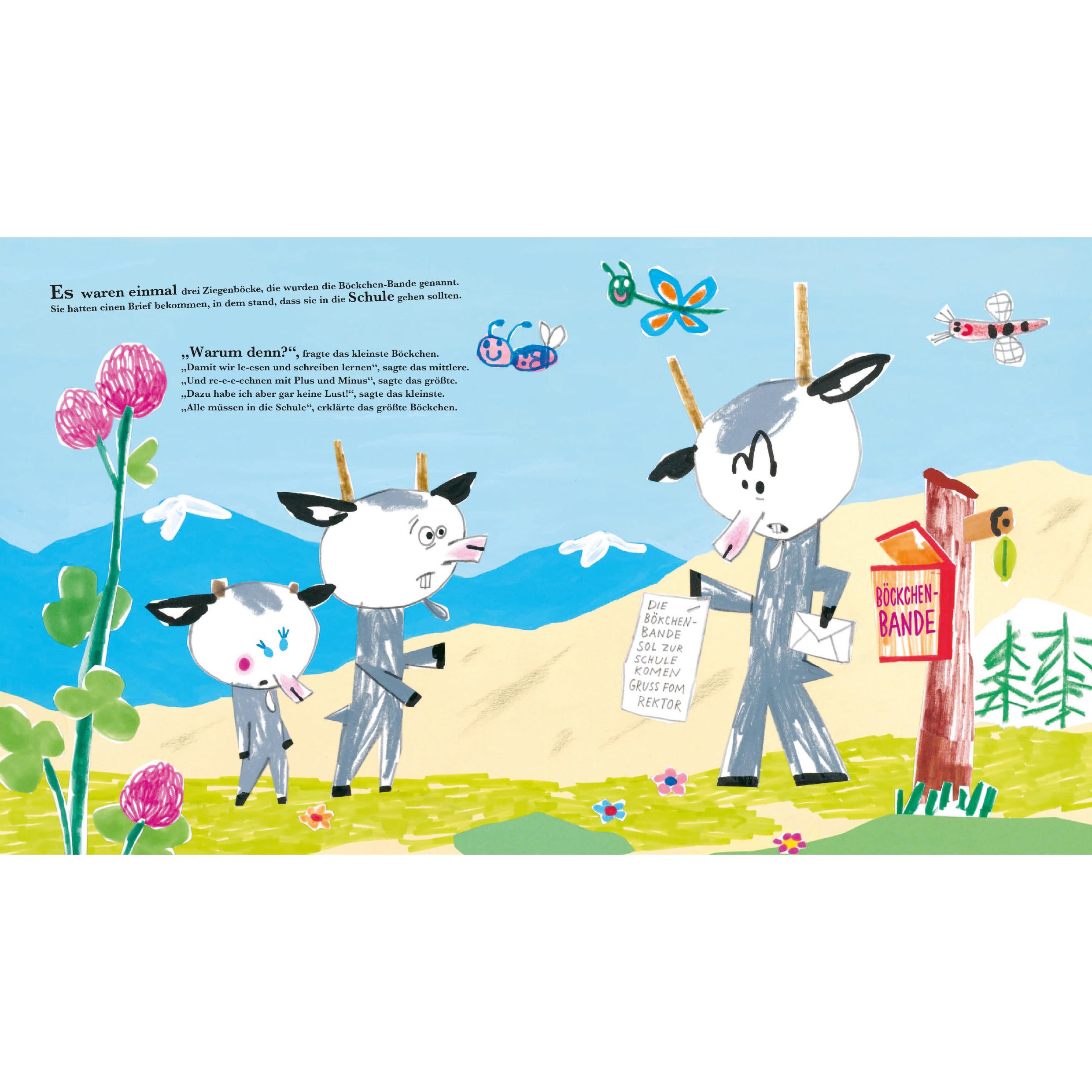 Thumbnail - Die Böckchen-Bande in der Schule, Kinderbücher von Bjørn F. Rørvik