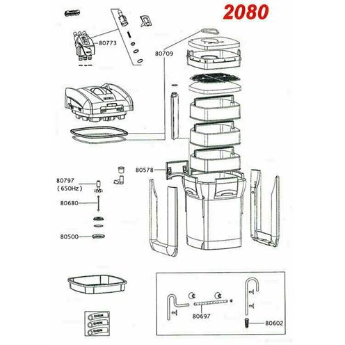 Thumbnail - Eheim Dichtungen fr Behlter 2080, 2180, Aquariumtechnik