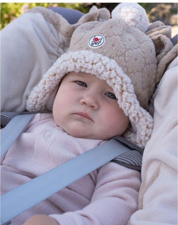 Produktbild Lodger Wintermütze Folklore Fleece Beige 3-6 Mt. (62/68)