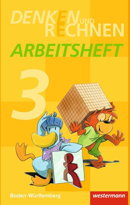 Produktbild Denken und Rechnen 3. Ausgabe 2016. Arbeitsheft. BW (Deutsch, Amelie Nassall, Angelika Elsner, Beate Quendt, Dieter Klöpfer, Kerstin Konrad, Nadine Raisch, Tina Klauke, Ulrike Brunner, 2016)