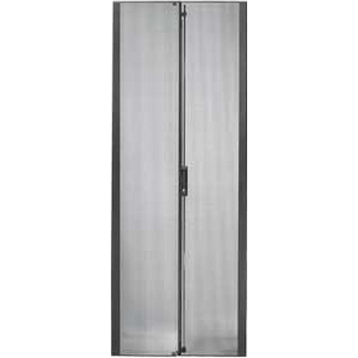 APC Deur NetShelter SX 42U 750mm geperforeerd verdeeld (42 HE, 19 inch rek), Serverkast, Zwart