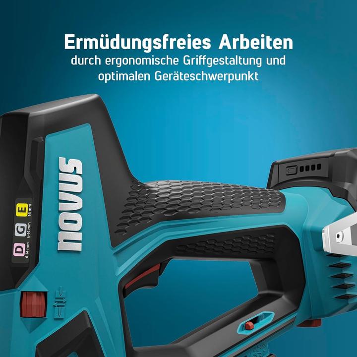 Produktbild Novus Tools J-551 031-0376 Akkutacker Klammerntyp Typ 11, Typ 53F Klammernlänge