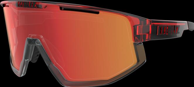 Actual product image Bliz Fusion Transparent Brown w multi Cat 3 VLT 15% (Transparent Red, Brown w Red Multi, Transparent Red, Brown w Red Multi)