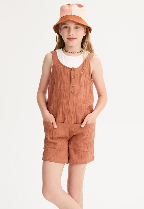 Actual product image La Redoute Collections Jumpsuit aus Baumwoll-Musselin (140)
