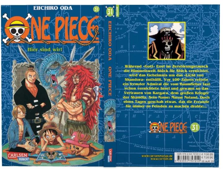 Actual product image One Piece, Band 31 (German, Eiichiro Oda, 2004)