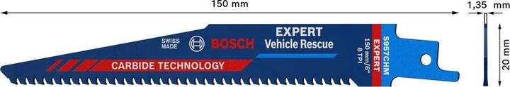 Actual product image Bosch Professional Zubehör EXPERT 'Vehicle Rescue' S 1157 CHM reciprocating saw blade, 1 piece