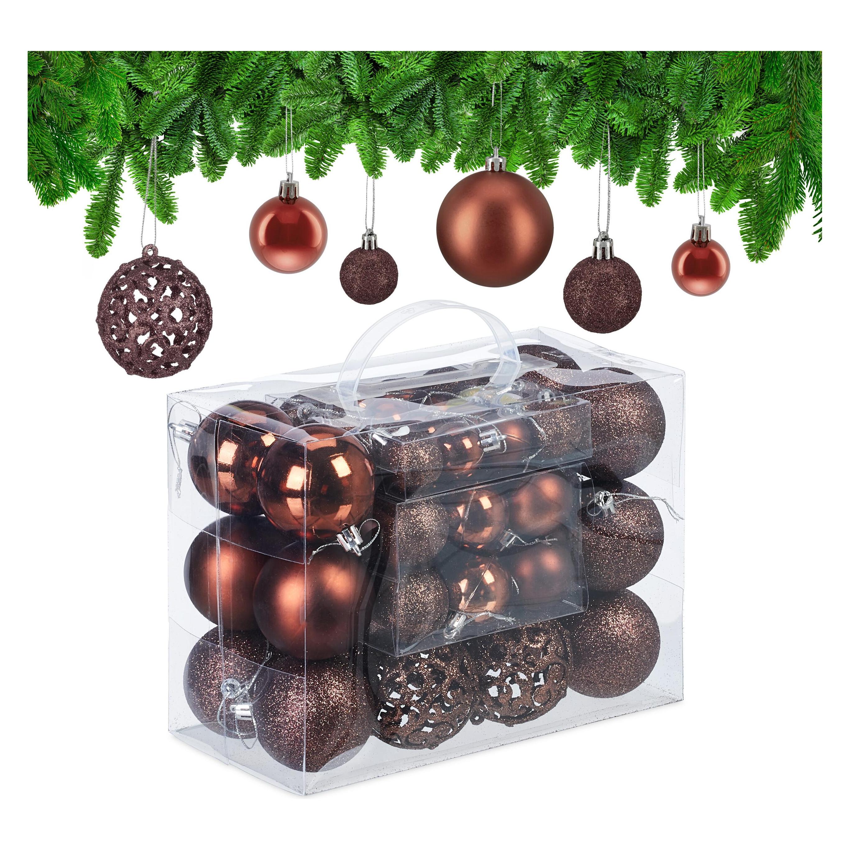 Relaxdays, Kerstboomdecoraties, Lot-50 Petanque-Noel (50 x)