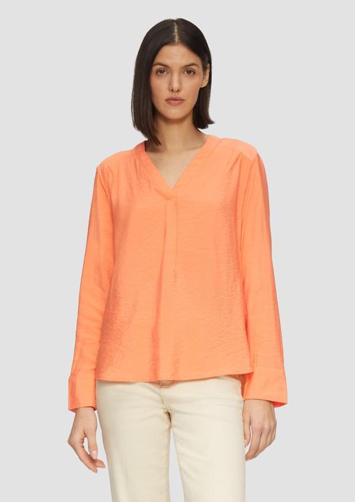 Image du produit s.Oliver Bluse Strukturierte Bluse mit V-Ausschnitt (44)