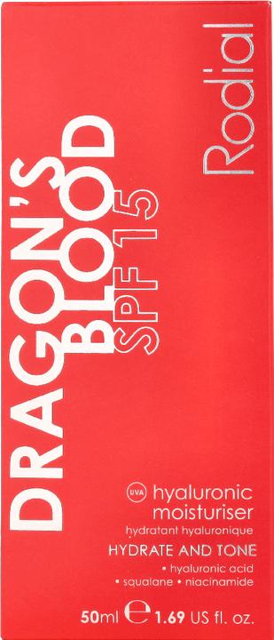 Produktbild Rodial Dragons Blood Hyaluronic Moisturiser SPF15 (50 ml, Tagescreme, SPF 15)