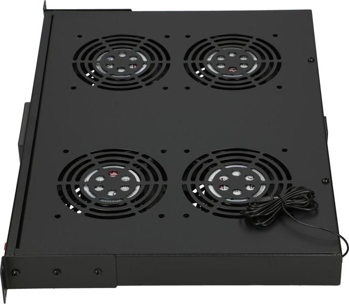Produktbild Extralink 19//" RACK MOUNT FAN PANEL (4 FANS) WITH THERMOSTAT