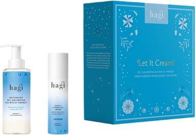 Hagi Hagiset Let It Cream Aqua Zone Moisturizing Day Cream 50ml und Gel-Gel Face Wash 150ml (Gel, 50 ml)