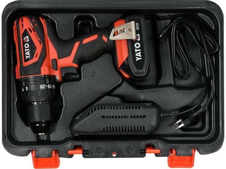 Actual product image Yato impact drill UT-82788 18V 40Nm 2Ah Li-Ion (Rechargeable battery operated)