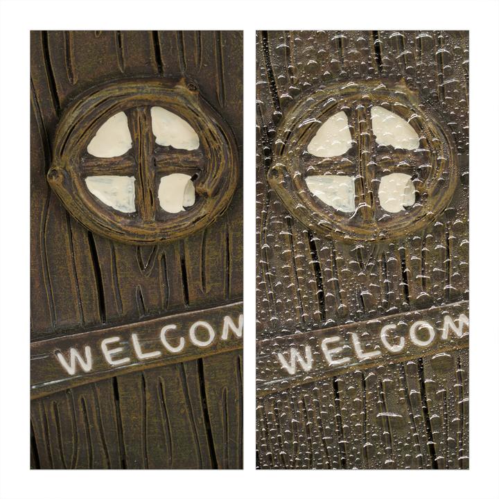 Actual product image Relaxdays Fairy door set