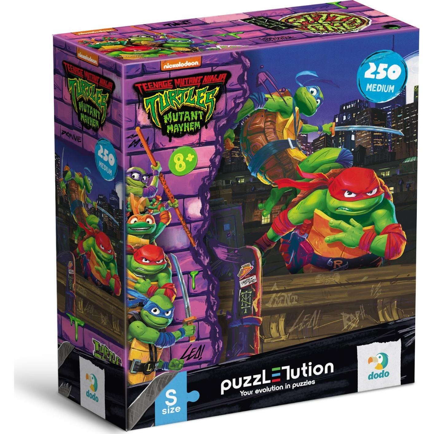 Dodo Puzzle Ninja Heads: Leonardo und Rafaelo 250 Teile