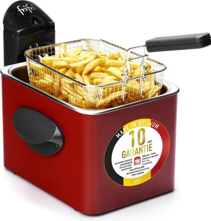 Frifri 1905R - Frituurpan - 3,5L - 3200W - Rood