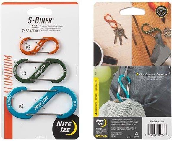 Actual product image Nite Ize S-Biner Aluminium Dual