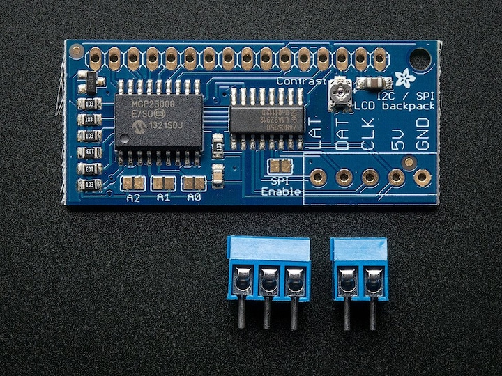 Actual product image Adafruit i2c SPI character LCD backpack (Various)