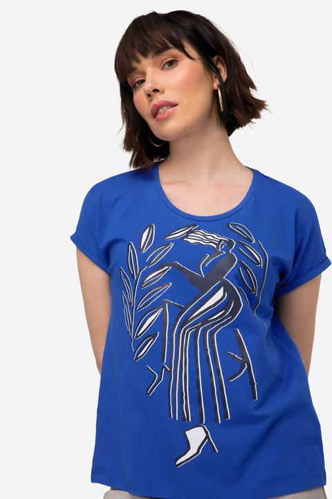 Image du produit Laurasøn T-Shirt, oversized, Print, Rundhals (S)