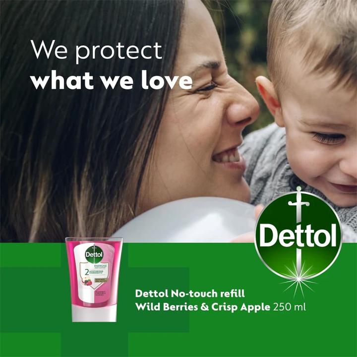 Productafbeelding Dettol Energise Vloeibare Handwas Wilde Bessen Knapperige Appel - 250 ml (Vloeibare zeep, Vullingen, 250 ml)