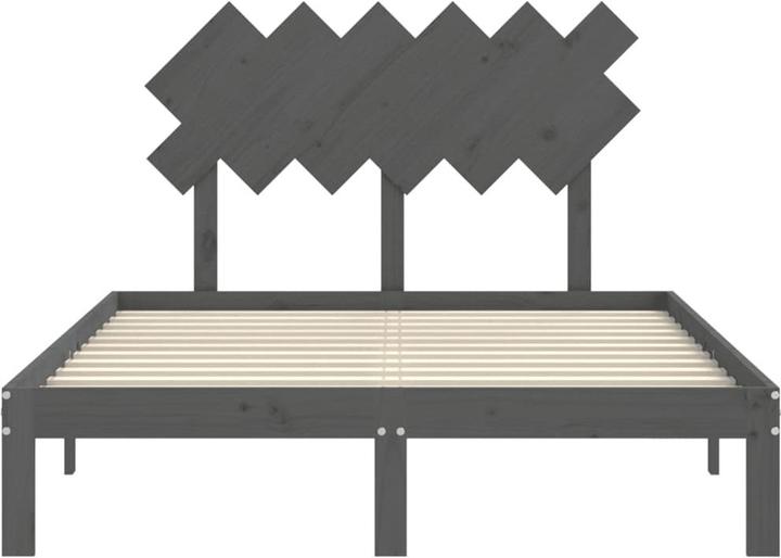 Produktbild vidaXL Massivholzbett mit Kopfteil Weiss 3FT Single (90 x 190 cm)