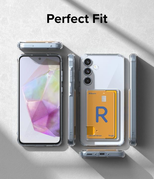 Actual product image Ringke Case for Galaxy A35 5G FUSION CARD CLEAR (Samsung Galaxy A35)