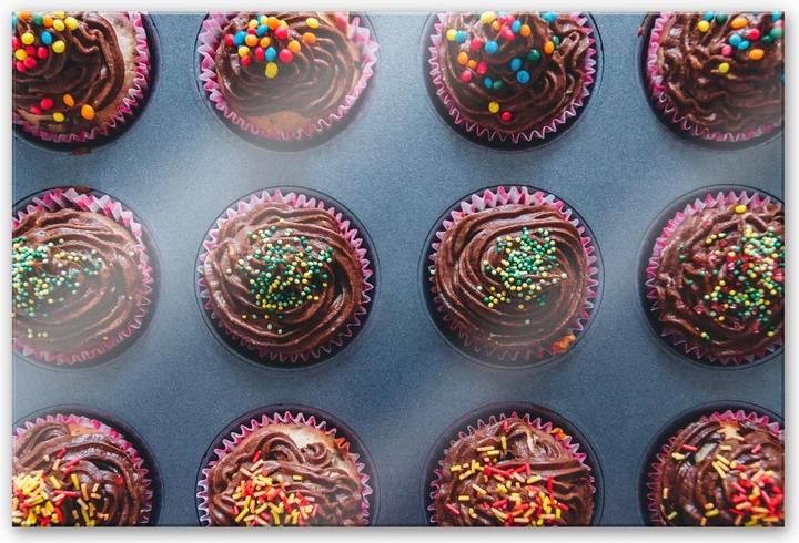 Image du produit Trenddeko Muffins d'anniversaire (60 x 40 cm)