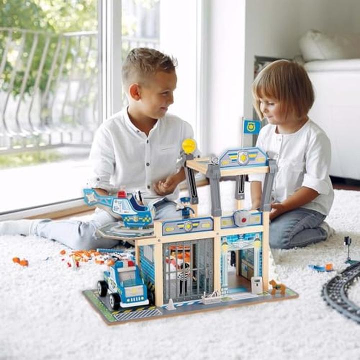 Actual product image Hape Police station