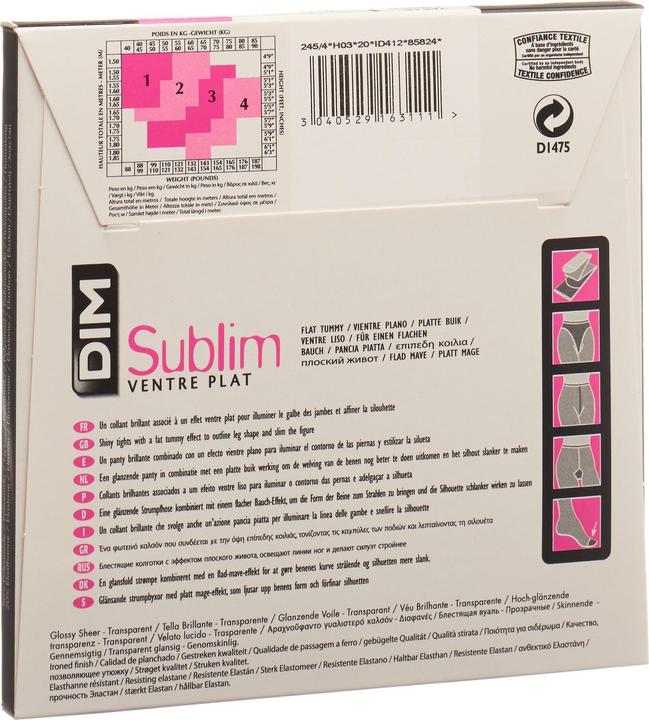 Immagine prodotto DIM Sublim Ventre Plat (15 DEN, 34 - 36)