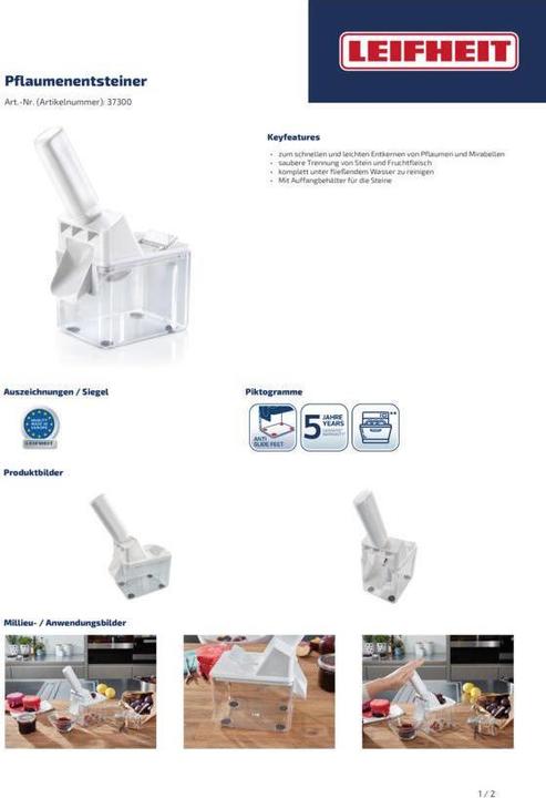 Produktbild Leifheit Pflaumenentsteiner