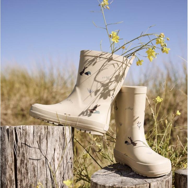Actual product image Fresk Rainboots - Rabbit Sandshell (25)