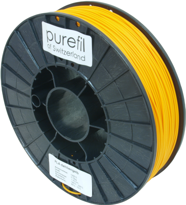 Image du produit Purefil Filament (PLA, 1.75 mm, 750 g, Jaune)