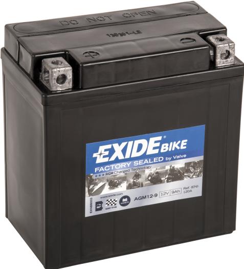Produktbild Exide Bike (12 V, 9 Ah, 120 A)