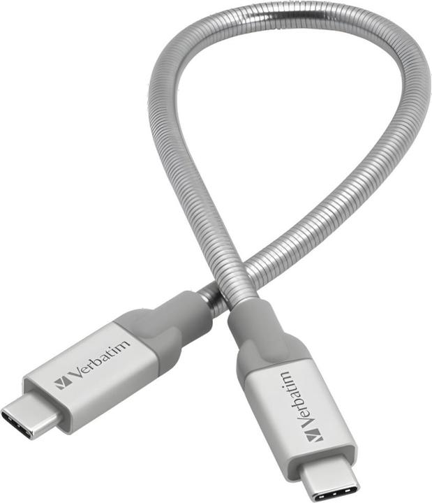 Produktbild Verbatim Sync & Charge Stainless Steel USB-C (0.30 m, USB 3.2 Gen 2)