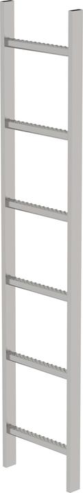 Munk Echelle de cuvette Acier inoxydable V4A 300mm Largeur utile 6 échelons
