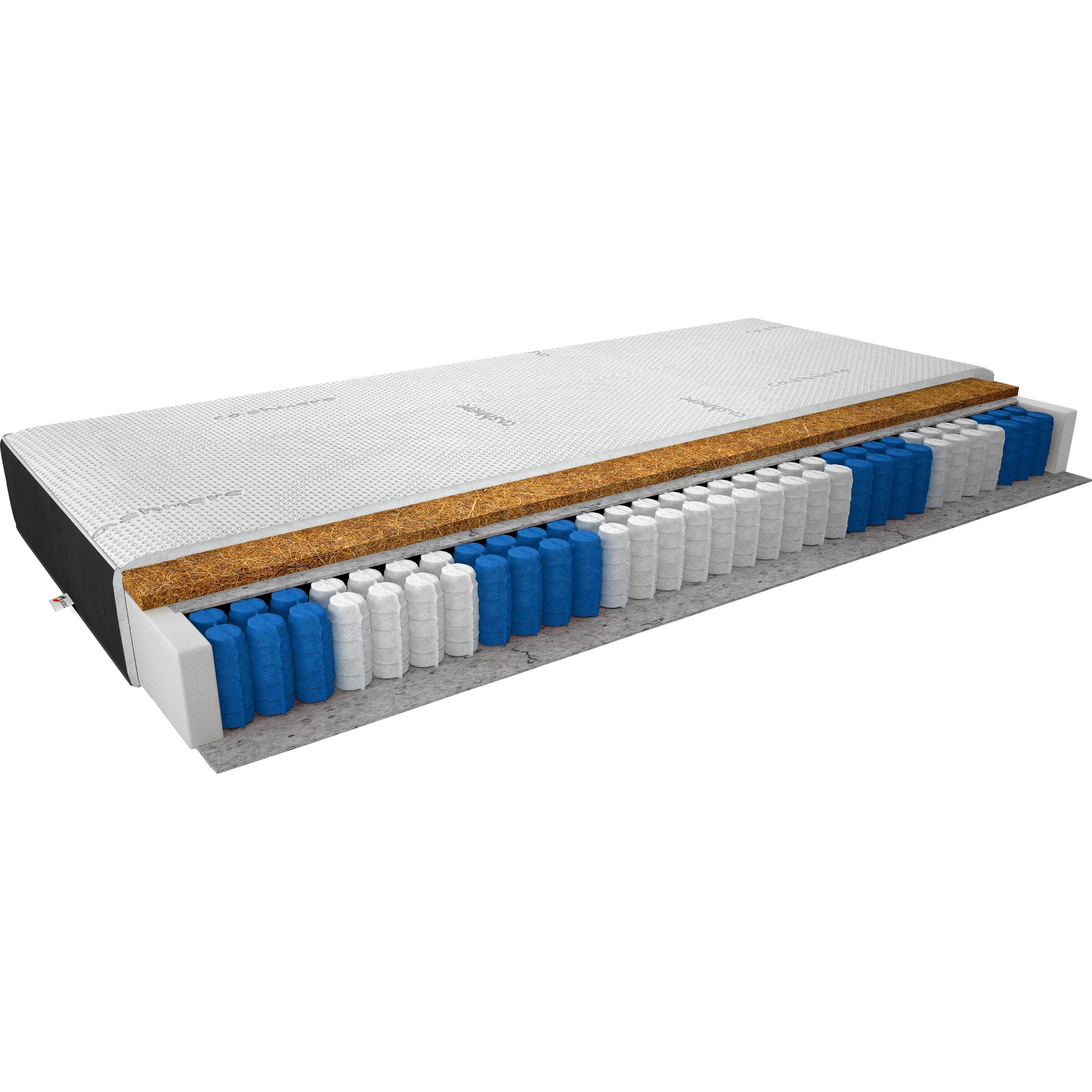 ELTAP, Matratze, Pini Velvet Black (80 x 200 cm, Federkern, Schaumstoffkern)