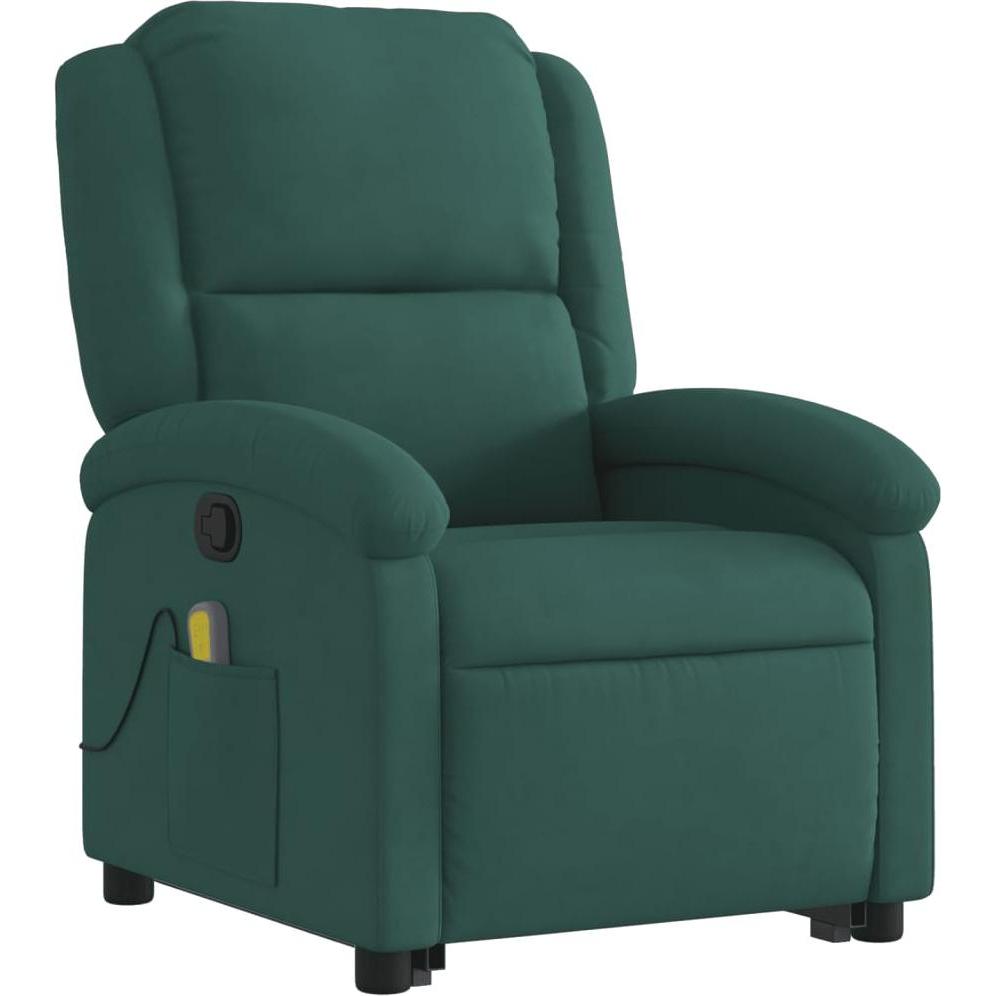 VidaXL, Massageliege + Massagesessel, Massagesessel mit Aufstehhilfe Samt