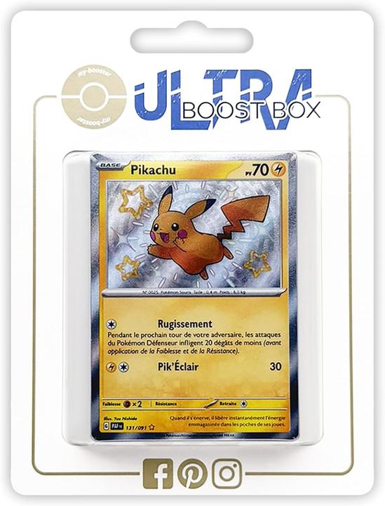Actual product image My-booster Ultraboost Myboost Box with 10 New Pokémon Cards (German, Box Set & Collection)