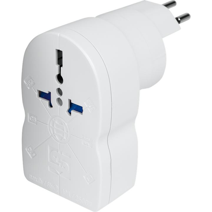 Image du produit Steffen Adaptateur World Socket 1xUSB - Suisse T12, sortie 5V/2300mA